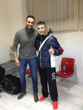 2 Slick with Badr Hari after the fight