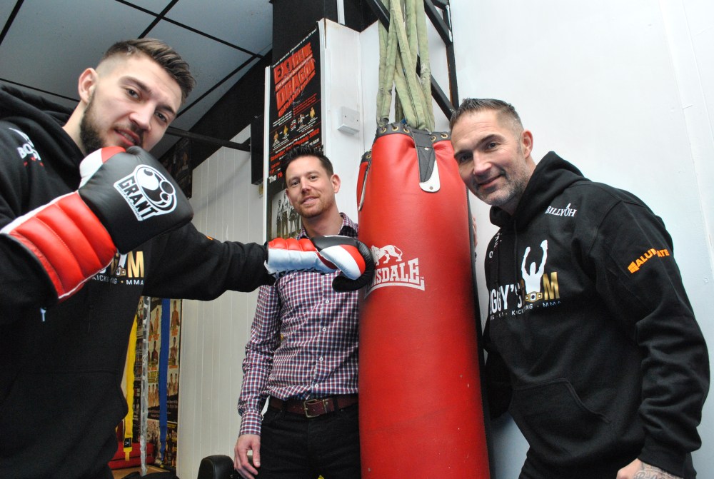 Chad, Phil and Dean in the gym